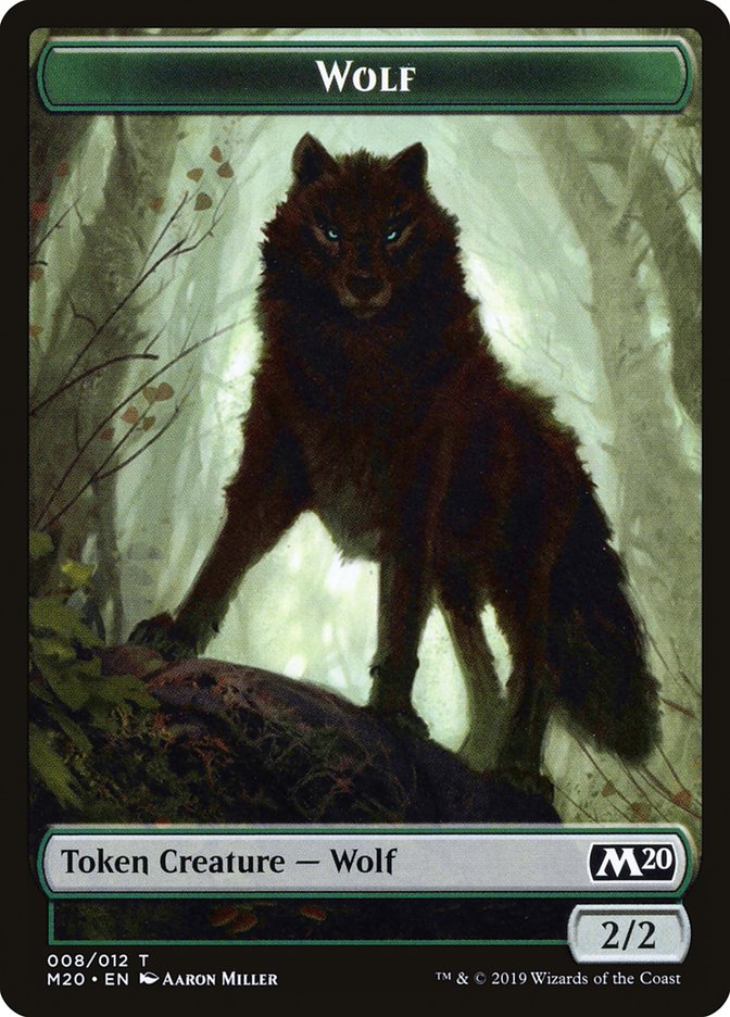 Wolf [Core Set 2020 Tokens] | Rock City Comics