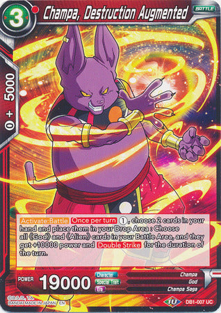 Champa, Destruction Augmented (DB1-007) [Dragon Brawl] | Rock City Comics