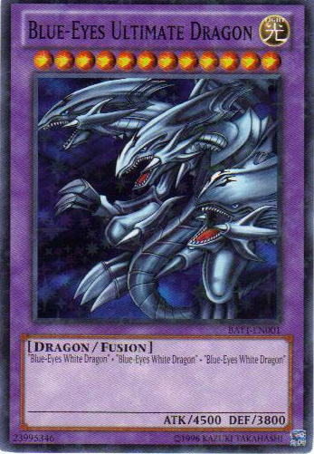 Blue-Eyes Ultimate Dragon [BATT-EN001] Starfoil Rare | Rock City Comics