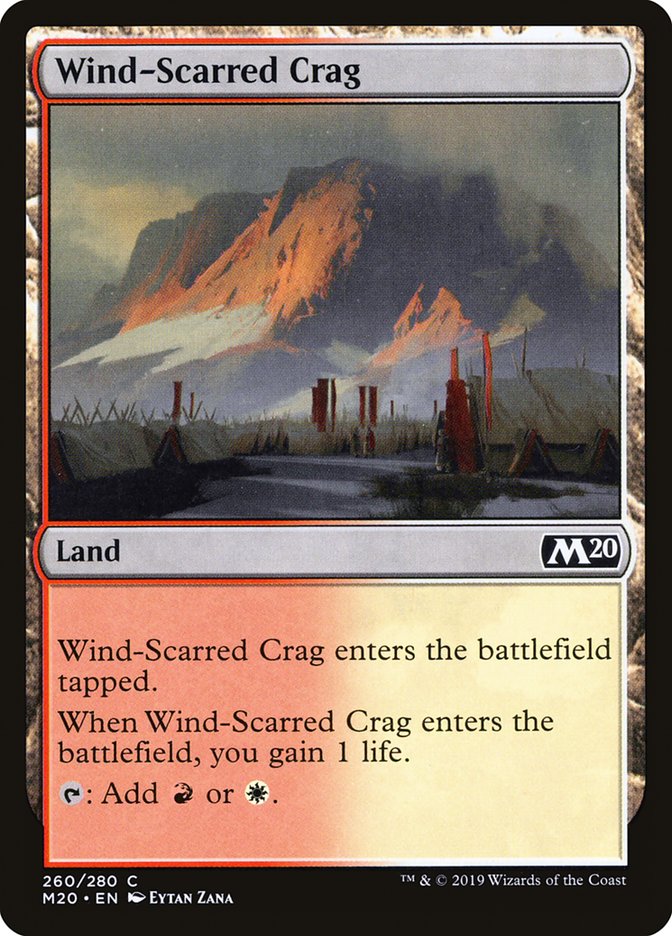 Wind-Scarred Crag [Core Set 2020] | Rock City Comics