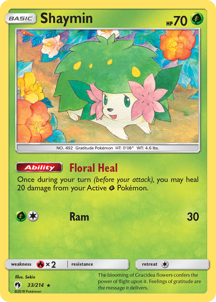 Shaymin (33/214) [Sun & Moon: Lost Thunder] | Rock City Comics