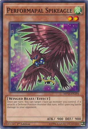 Performapal Spikeagle [MP15-EN194] Common | Rock City Comics