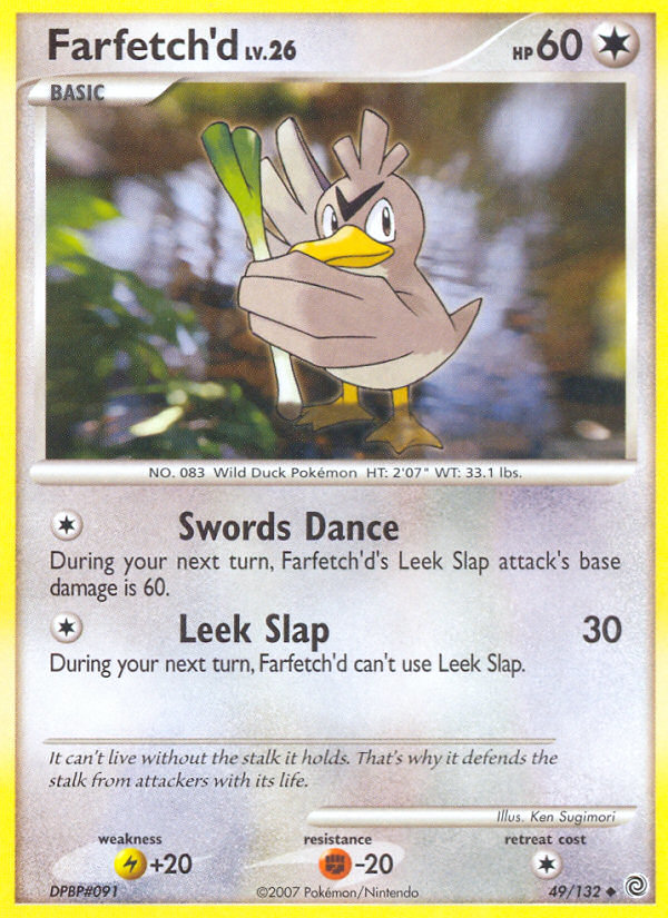 Farfetch'd (49/132) [Diamond & Pearl: Secret Wonders] | Rock City Comics