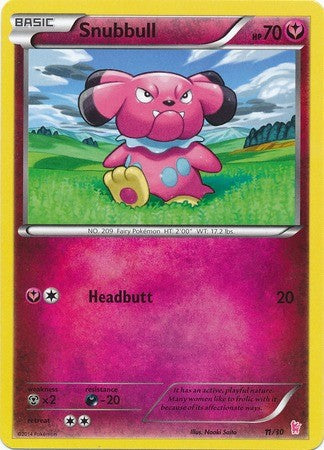 Snubbull (11/30) [XY: Trainer Kit - Sylveon] | Rock City Comics