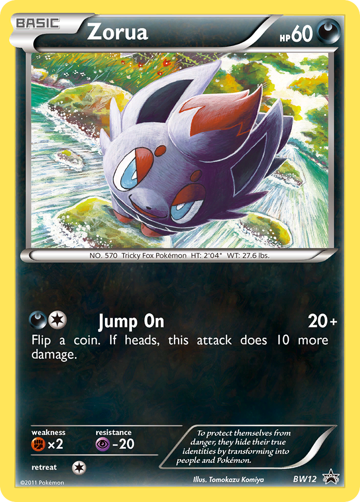 Zorua (BW12) [Black & White: Black Star Promos] | Rock City Comics