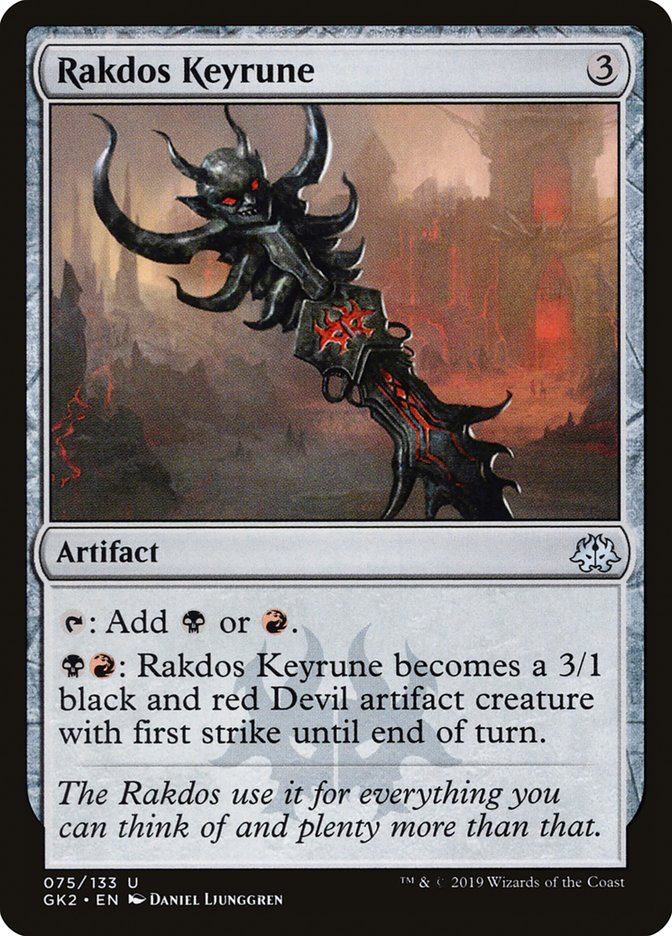 Rakdos Keyrune [Ravnica Allegiance Guild Kit] | Rock City Comics