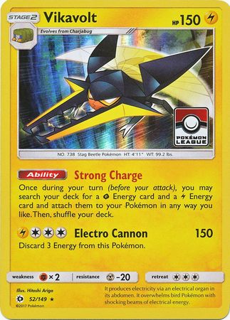 Vikavolt (52/149) (League Promo) [Sun & Moon: Base Set] | Rock City Comics