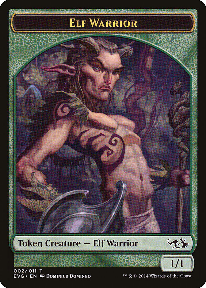 Elf Warrior Token (Elves vs. Goblins) [Duel Decks Anthology Tokens] | Rock City Comics