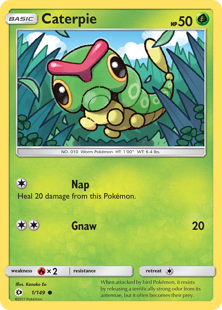 Caterpie (1/149) [Sun & Moon: Base Set] | Rock City Comics