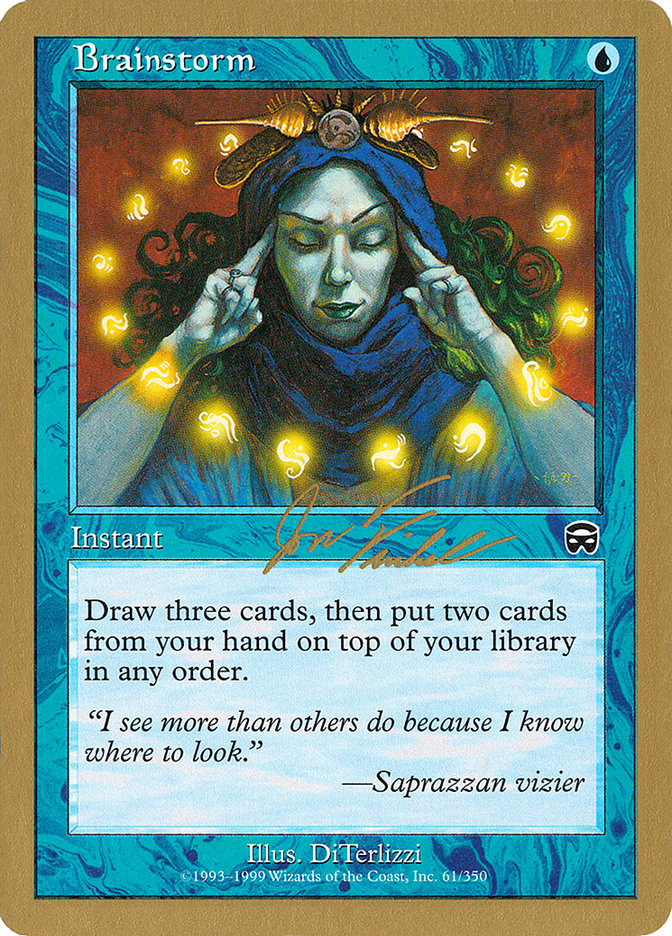 Brainstorm (Jon Finkel) [World Championship Decks 2000] | Rock City Comics