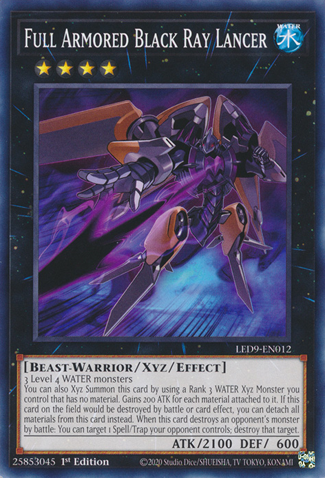 Full Armored Black Ray Lancer [LED9-EN012] Common | Rock City Comics