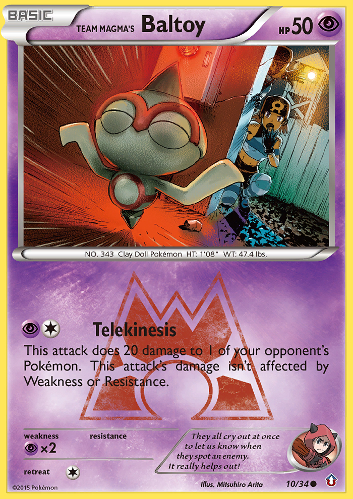 Team Magma's Baltoy (10/34) [XY: Double Crisis] | Rock City Comics