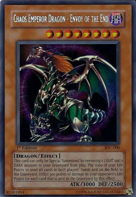 Chaos Emperor Dragon - Envoy of the End [IOC-000] Secret Rare | Rock City Comics