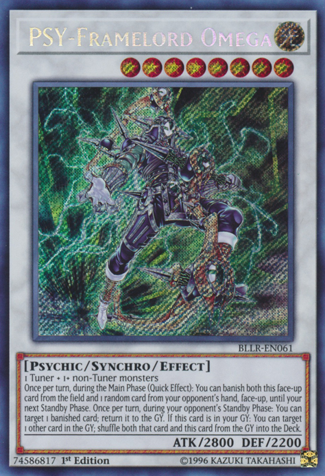 PSY-Framelord Omega [BLLR-EN061] Secret Rare | Rock City Comics