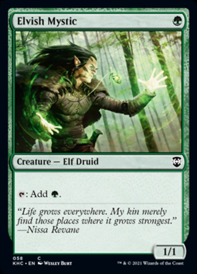 Elvish Mystic [Kaldheim Commander] | Rock City Comics