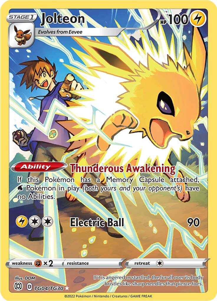 Jolteon (TG04/TG30) [Sword & Shield: Brilliant Stars] | Rock City Comics