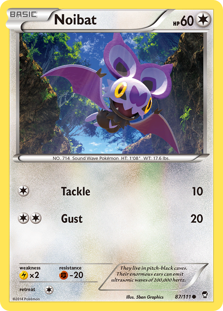 Noibat (87/111) [XY: Furious Fists] | Rock City Comics