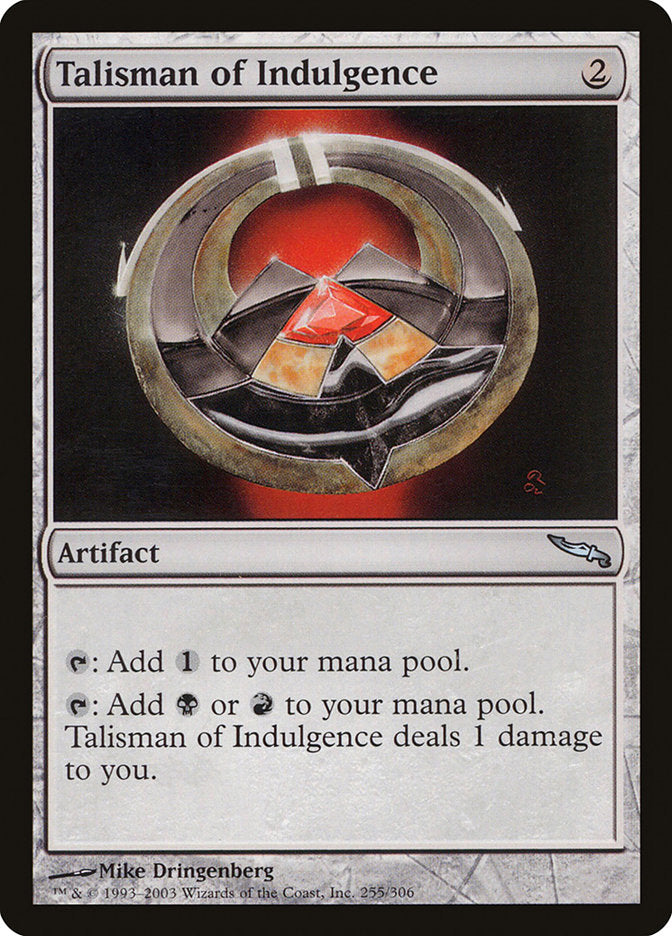 Talisman of Indulgence [Mirrodin] | Rock City Comics