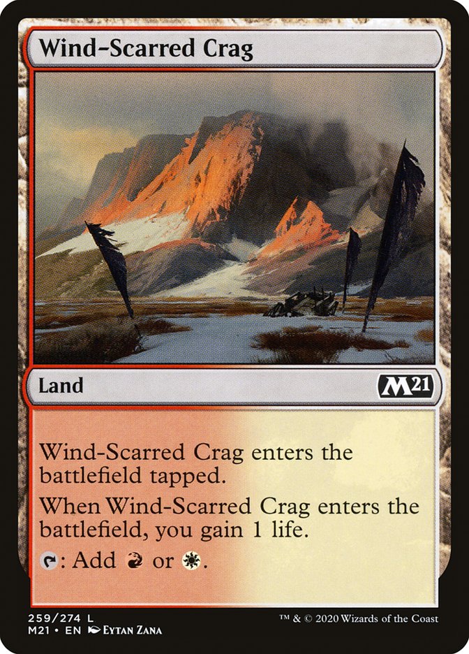 Wind-Scarred Crag [Core Set 2021] | Rock City Comics