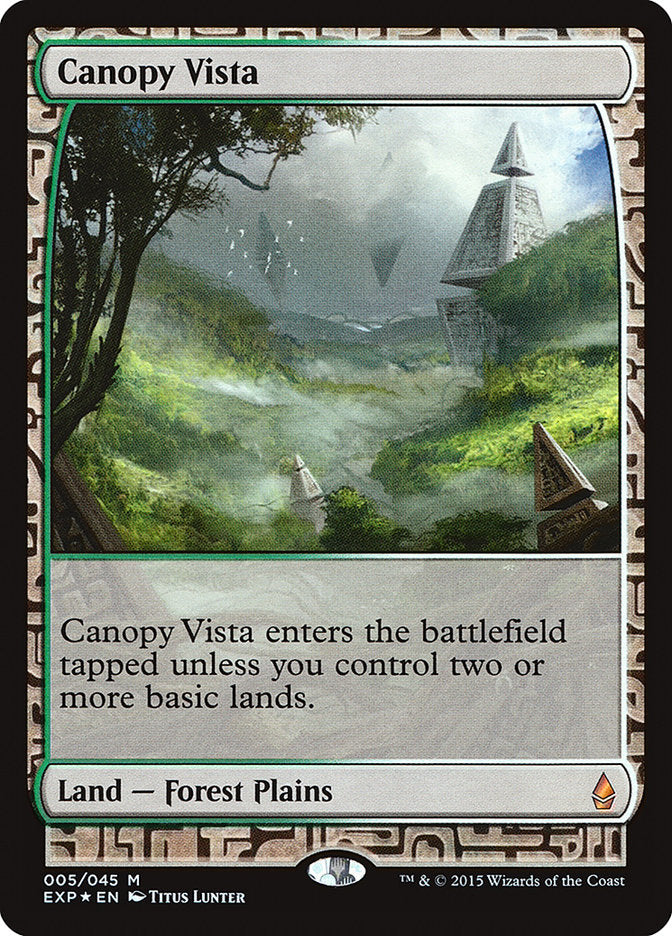 Canopy Vista [Zendikar Expeditions] | Rock City Comics