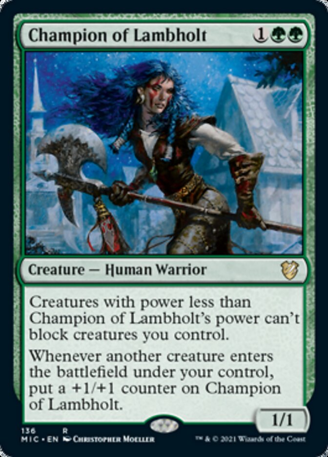 Champion of Lambholt [Innistrad: Midnight Hunt Commander] | Rock City Comics