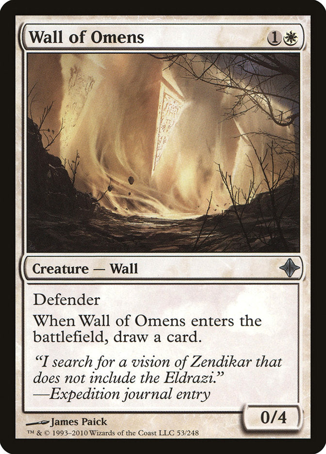 Wall of Omens [Rise of the Eldrazi] | Rock City Comics