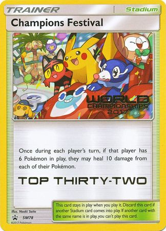 Champions Festival(SM78) (2017 Top Thirty Two) [Sun & Moon: Black Star Promos] | Rock City Comics