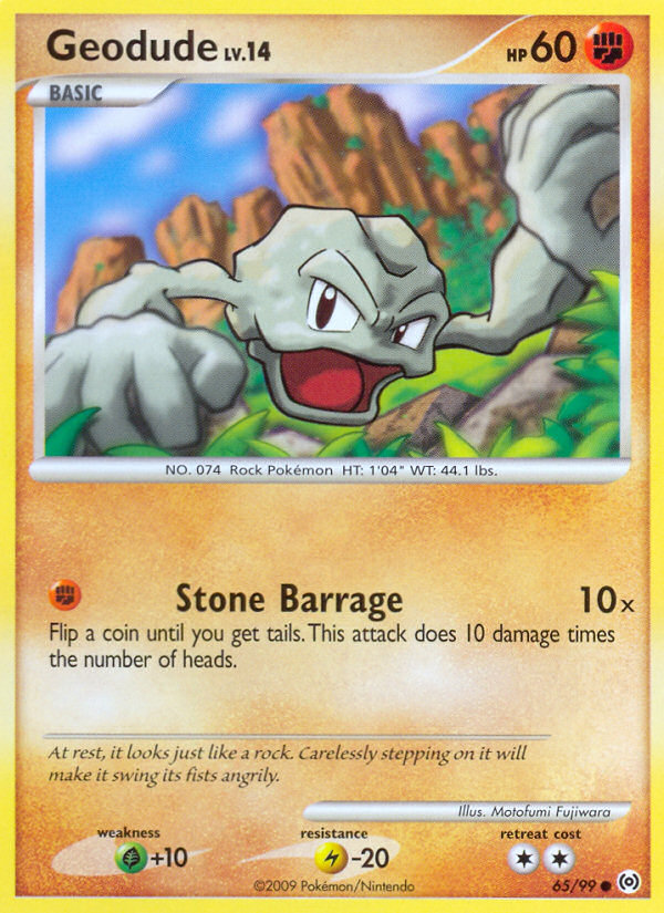 Geodude (65/99) [Platinum: Arceus] | Rock City Comics