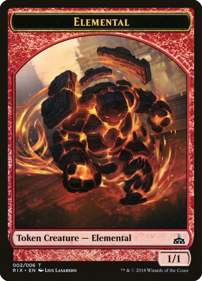 Elemental (002/006) [Rivals of Ixalan Tokens] | Rock City Comics