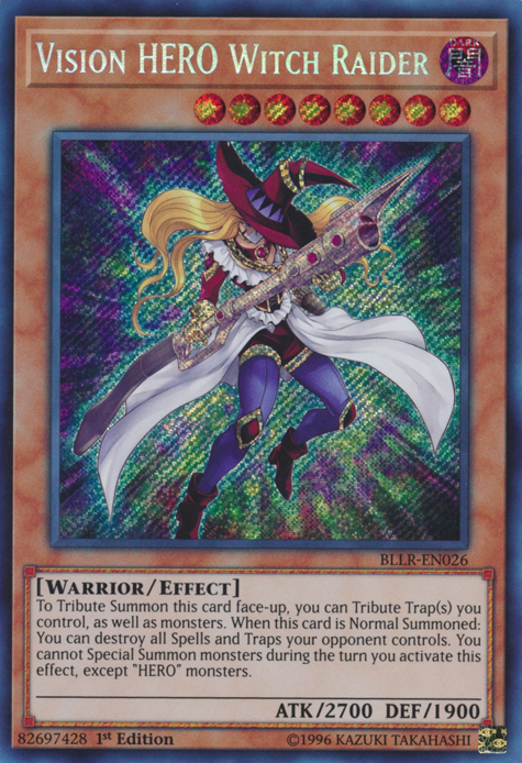 Vision Hero Witch Raider [BLLR-EN026] Secret Rare | Rock City Comics