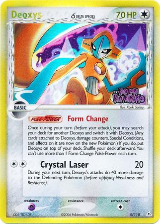 Deoxys (5/110) (Delta Species) (Stamped) [EX: Holon Phantoms] | Rock City Comics