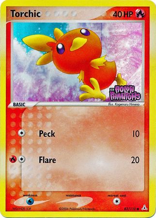 Torchic (83/110) (Stamped) [EX: Holon Phantoms] | Rock City Comics