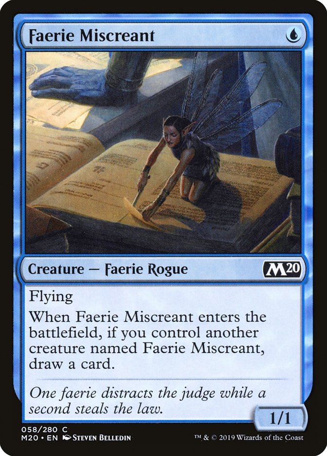 Faerie Miscreant [Core Set 2020] | Rock City Comics