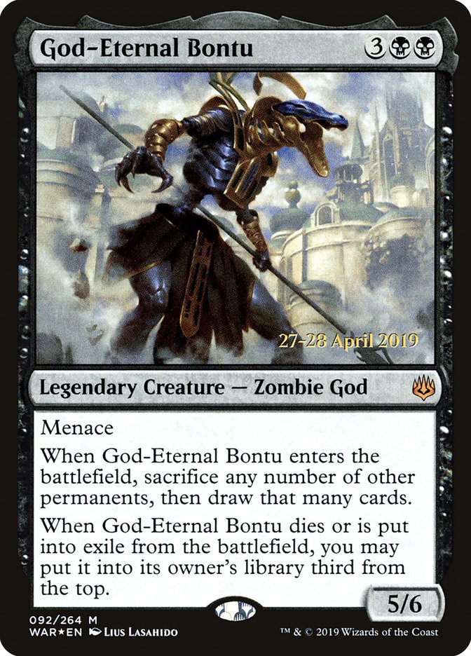 God-Eternal Bontu  [War of the Spark Prerelease Promos] | Rock City Comics