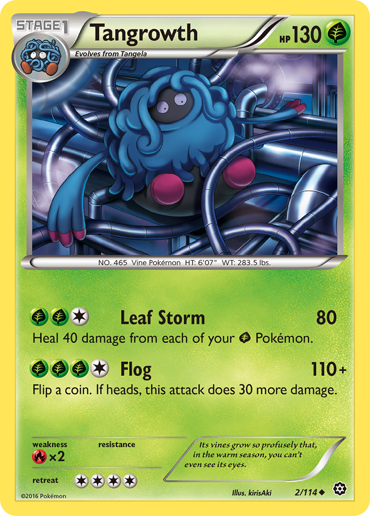 Tangrowth (2/114) [XY: Steam Siege] | Rock City Comics