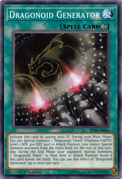 Dragonoid Generator [SP18-EN041] Common | Rock City Comics