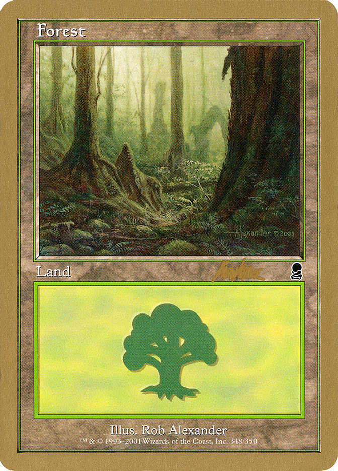 Forest (bk348) (Brian Kibler) [World Championship Decks 2002] | Rock City Comics