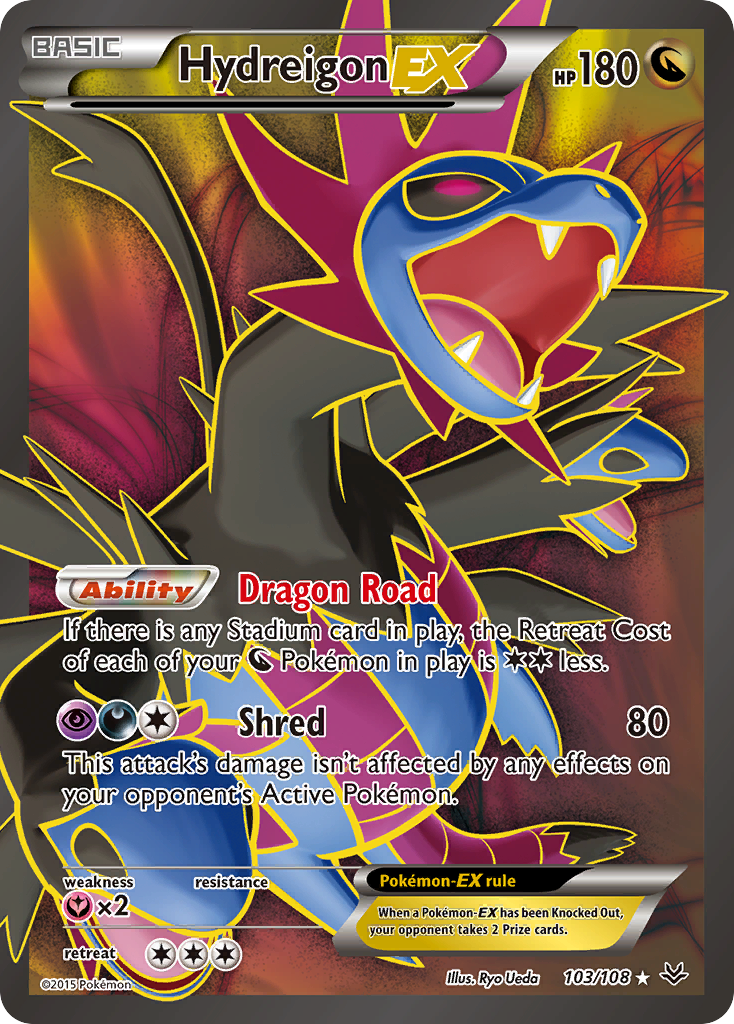 Hydreigon EX (103/108) [XY: Roaring Skies] | Rock City Comics