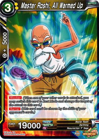 Master Roshi, All Warmed Up (BT5-087) [Miraculous Revival] | Rock City Comics