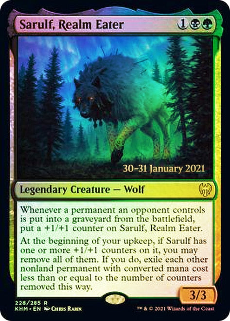 Sarulf, Realm Eater [Kaldheim Prerelease Promos] | Rock City Comics