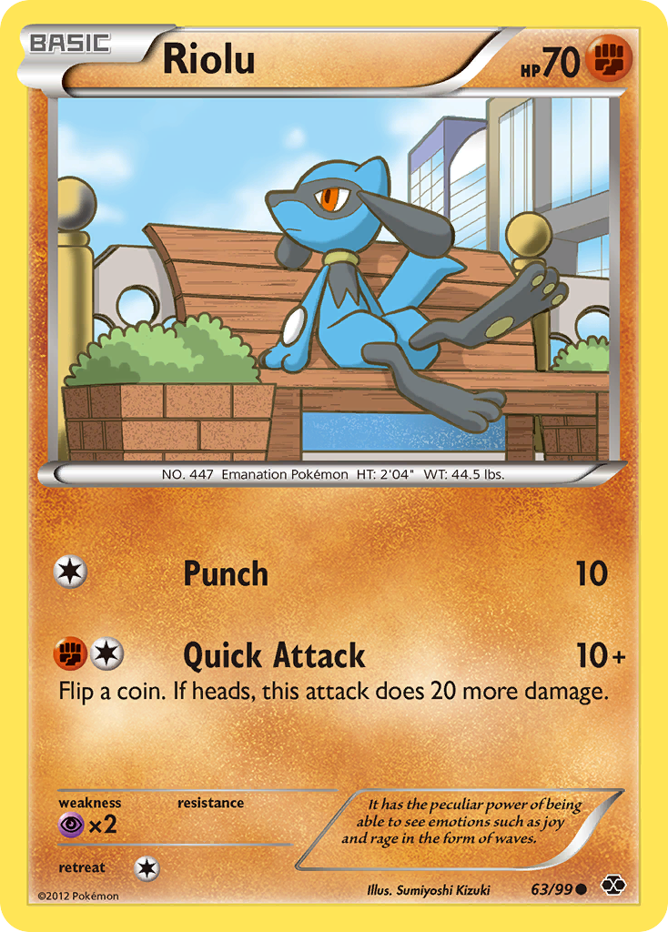 Riolu (63/99) [Black & White: Next Destinies] | Rock City Comics