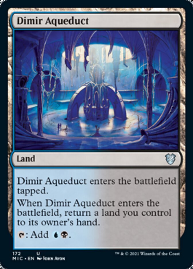 Dimir Aqueduct [Innistrad: Midnight Hunt Commander] | Rock City Comics