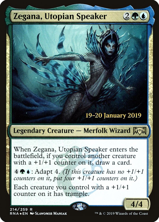 Zegana, Utopian Speaker [Ravnica Allegiance Prerelease Promos] | Rock City Comics