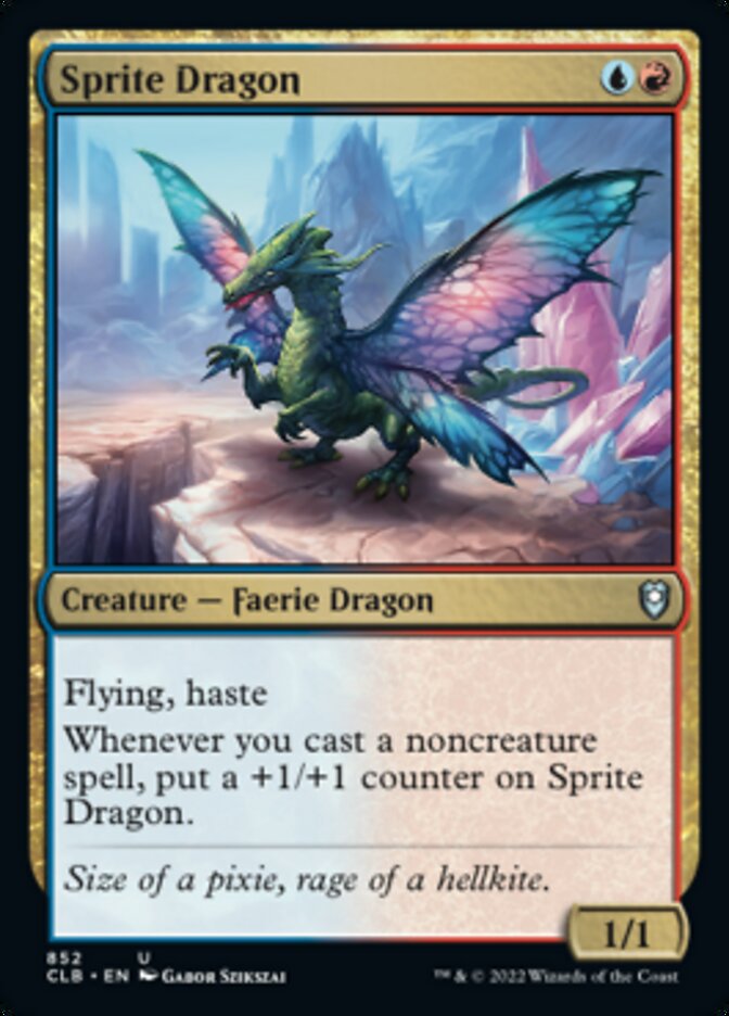 Sprite Dragon [Commander Legends: Battle for Baldur's Gate] | Rock City Comics