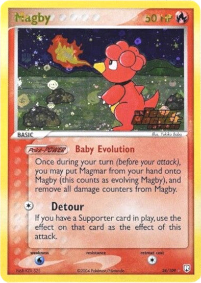 Magby (24/109) (Stamped) [EX: Team Rocket Returns] | Rock City Comics