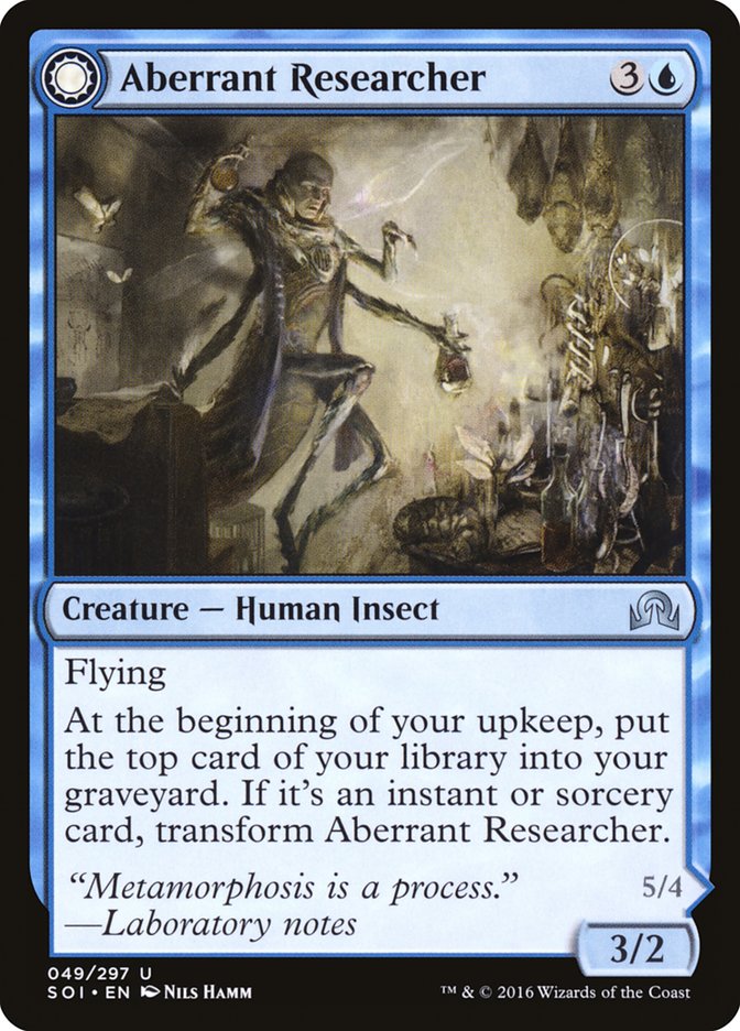 Aberrant Researcher // Perfected Form [Shadows over Innistrad] | Rock City Comics