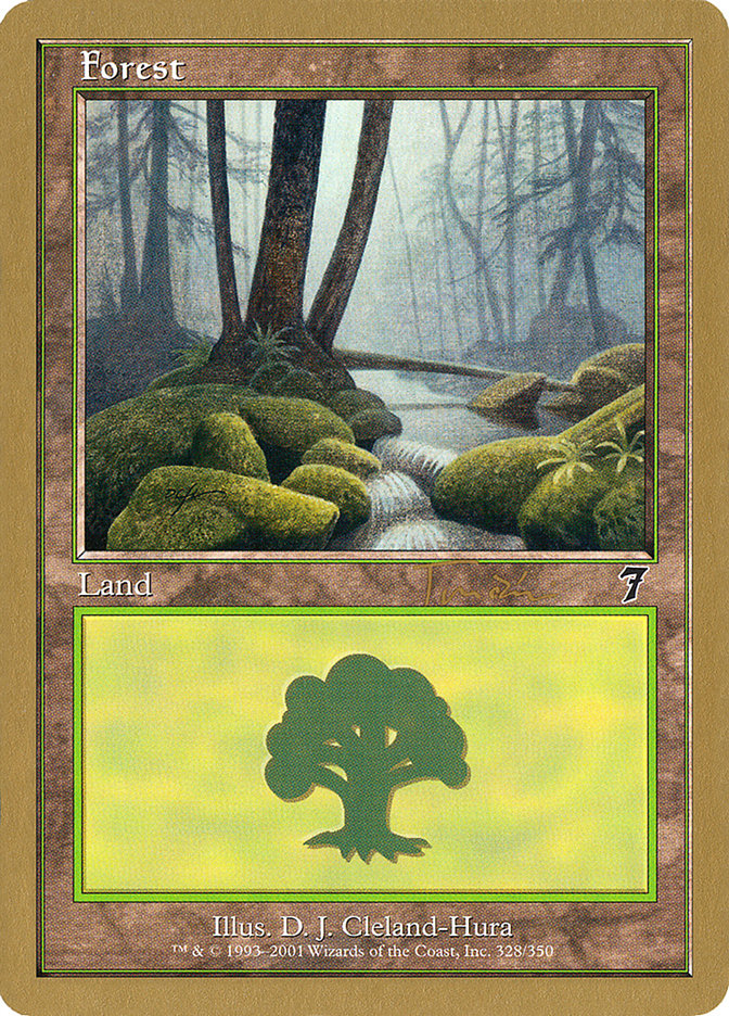 Forest (jt328) (Jan Tomcani) [World Championship Decks 2001] | Rock City Comics