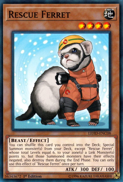 Rescue Ferret [LEHD-ENC08] Common | Rock City Comics