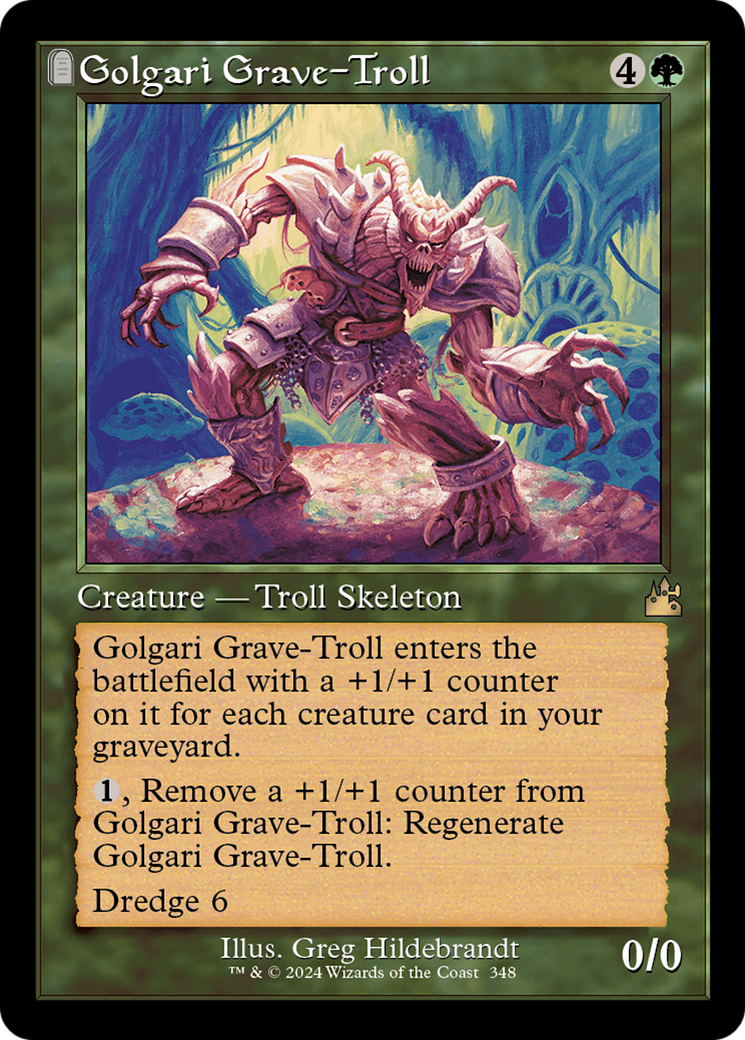 Golgari Grave-Troll (Retro Frame) [Ravnica Remastered] | Rock City Comics