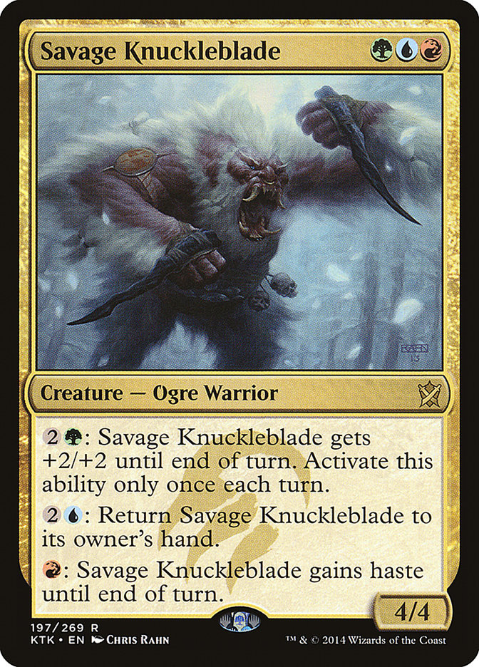 Savage Knuckleblade [Khans of Tarkir] | Rock City Comics